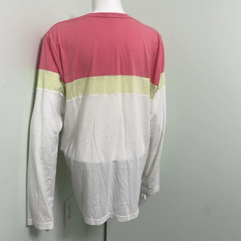 Marine Layer Men's Jacob Crew Color Block Long Sleeve T-Shirt - M/L - Picture 10 of 10
